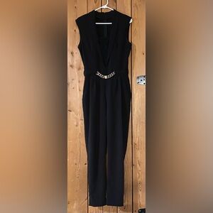 Kardashian Kollection Elegant Black Jumpsuit